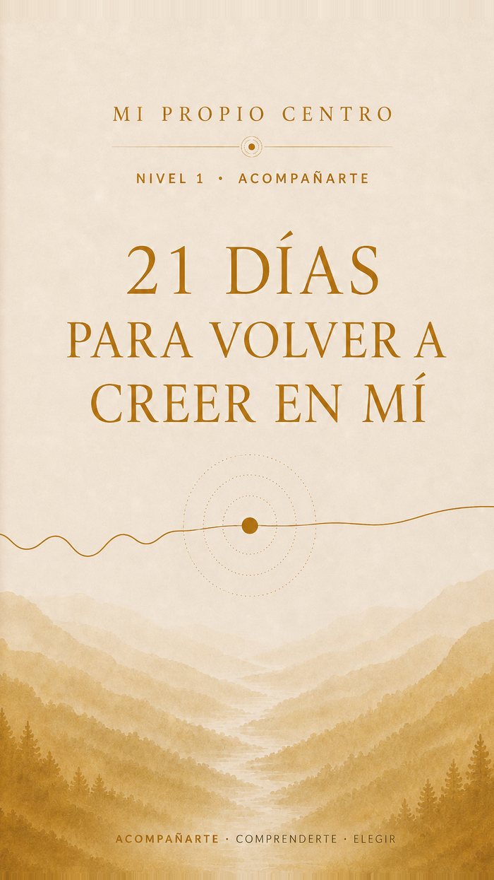 Tapa de 21 Días para Volver a Creer en Mí